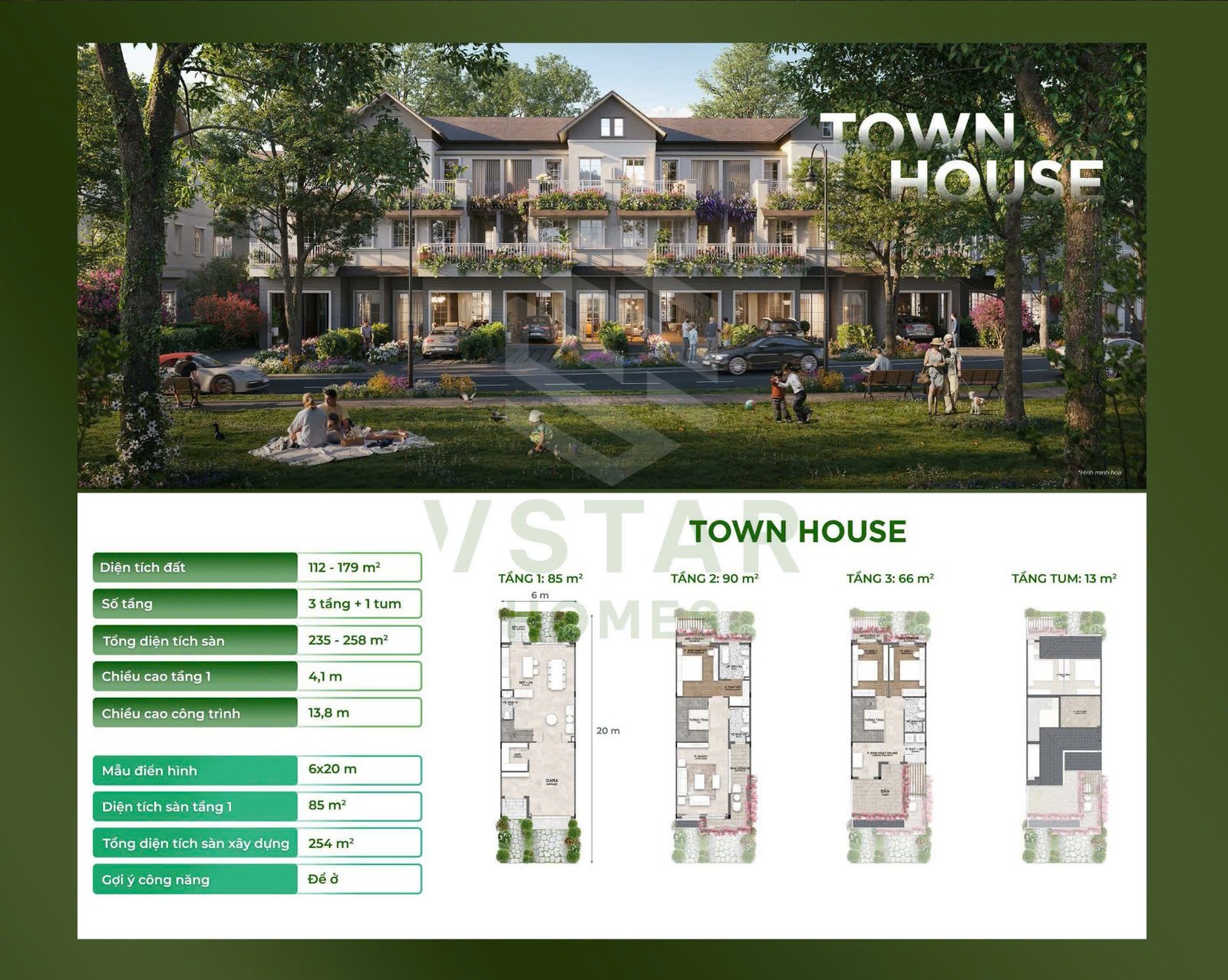 NHÀ PHỐ ECO RETREAT