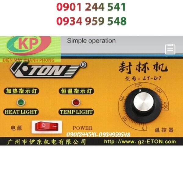 Máy ép miệng ly ET-07