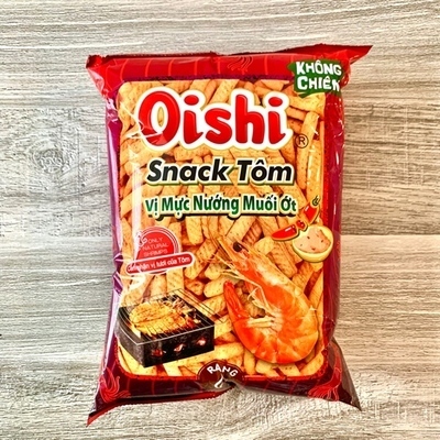 Bim bim oishi 10k vị mực nướng muối ớt (Gói)