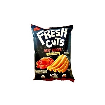 Bim bim oishi fresh 10k vị gạch cua sốt cay (Gói)