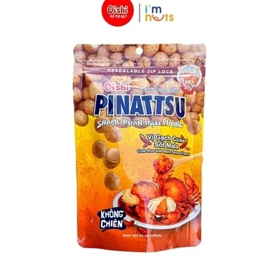 Oishi đậu phộng gạch cua sốt mala (gói)