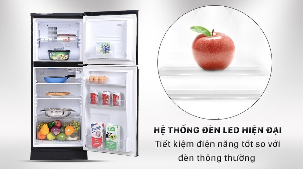 tủ lạnh aqua 143l aqr-t150fa(bs)