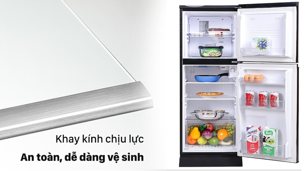 tủ lạnh aqua 143l aqr-t150fa(bs)