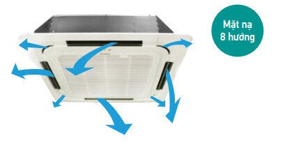 điều hòa âm trần daikin 18000btu 1 chiều fcc50av1v/rc50agv1v