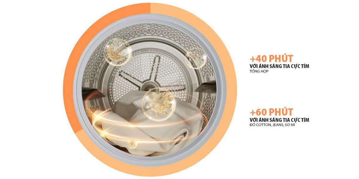 máy sấy bơm nhiệt toshiba inverter 10 kg td-bk110ghv(mk)