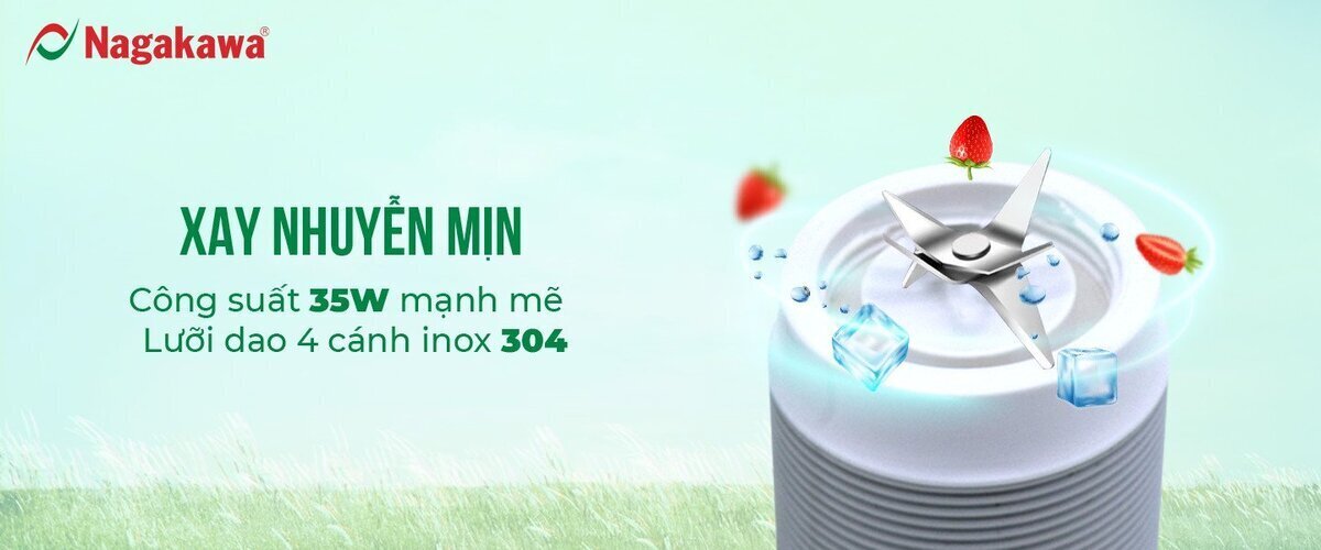 máy xay sinh tố cầm tay nagakawa nag0826