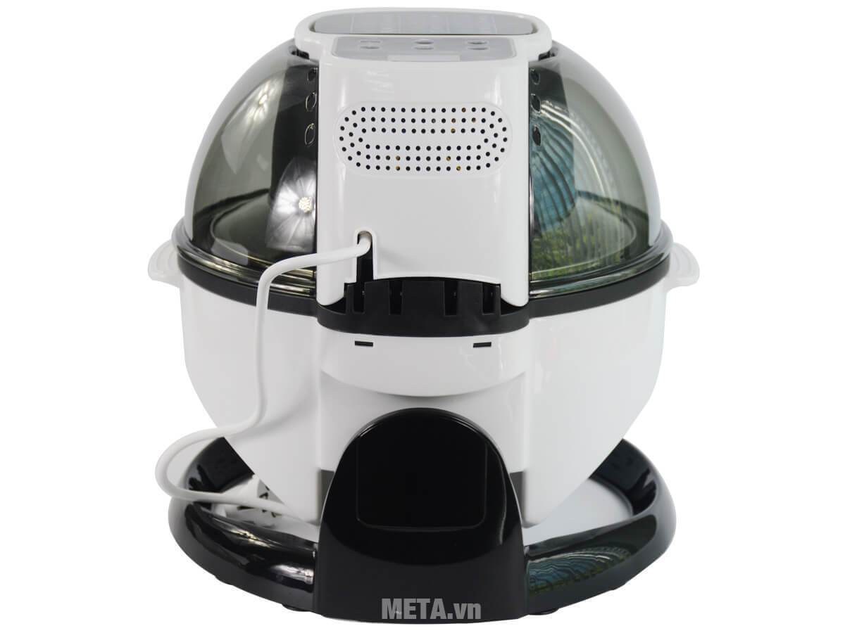 nồi chiên không dầu 6 lít xoay 360 độ nagakawa nag3301