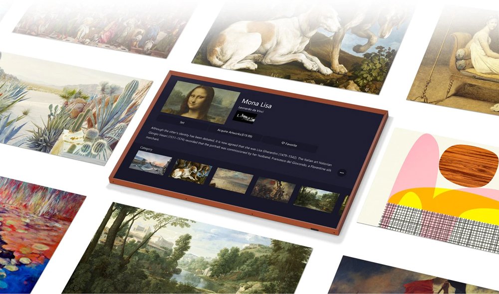 smart tivi samsung 4k the frame 85 inch 85ls03ba