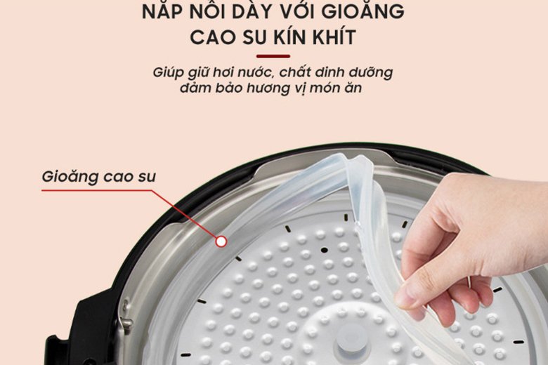 nồi áp suất điện nagakawa nag0205 (6.0 lít)