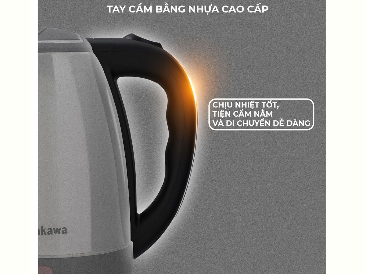 ấm siêu tốc nagakawa nag0308 - 1.8 lít