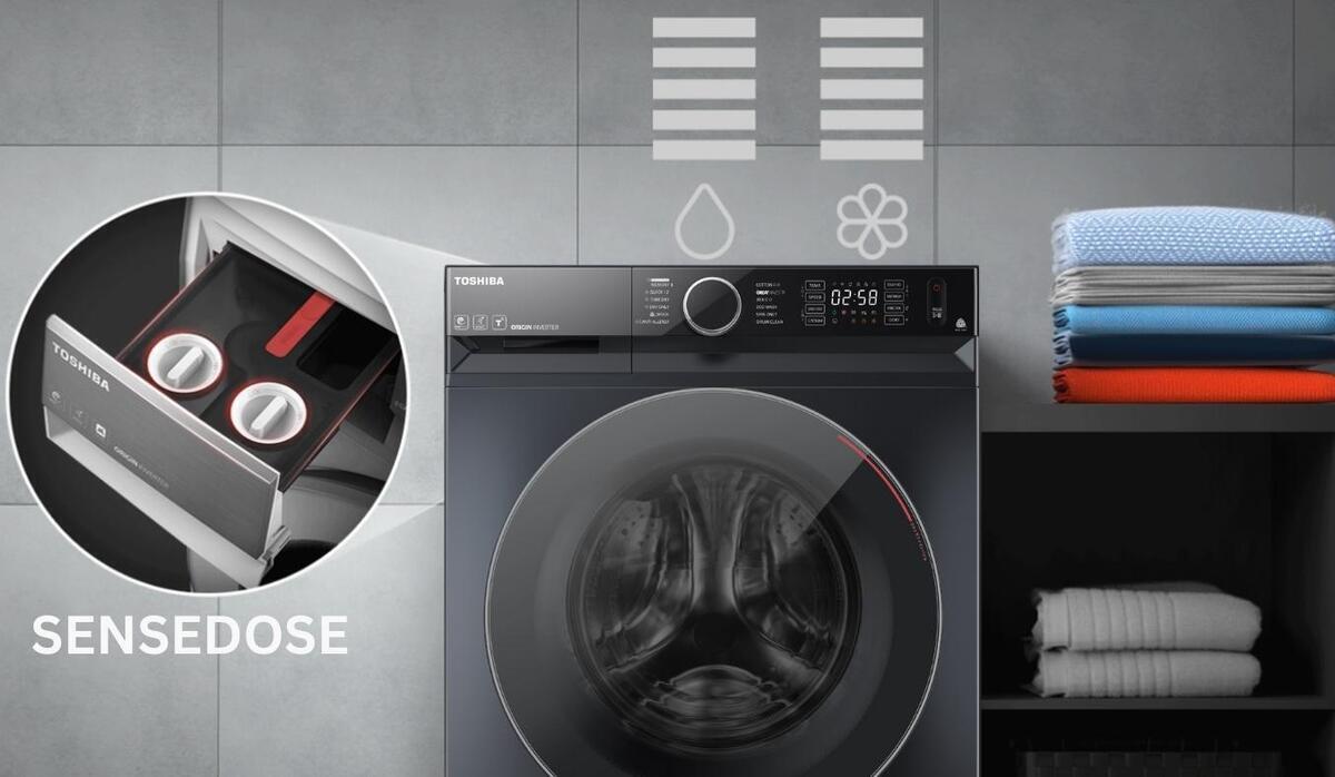 máy giặt sấy toshiba twd-bm135gf4v(mg) 12.5/8kg