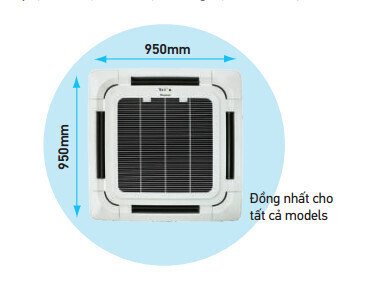 điều hòa âm trần daikin 18000btu 1 chiều fcc50av1v/rc50agv1v