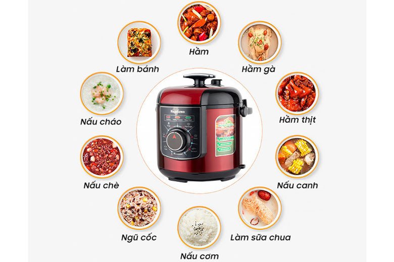 nồi áp suất điện nagakawa nag0205 (6.0 lít)