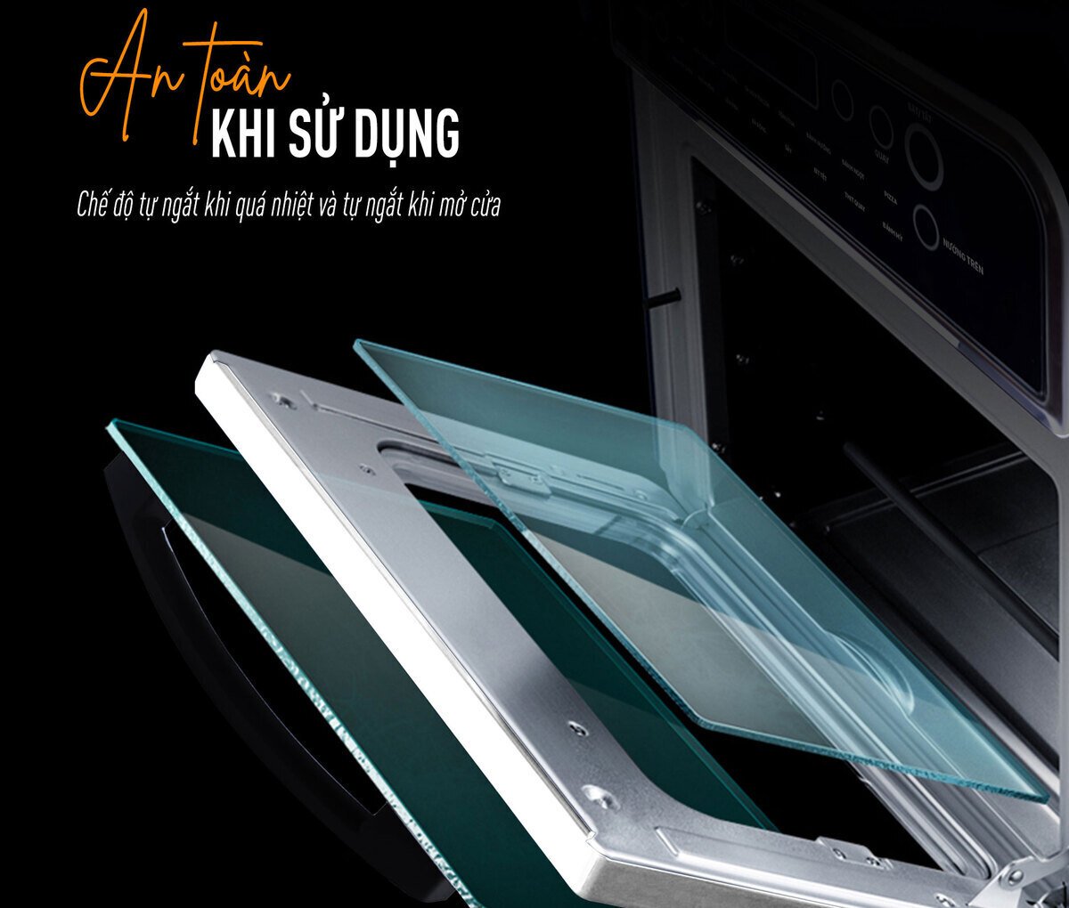 nồi chiên không dầu nagakawa nag3308 - 16 lít