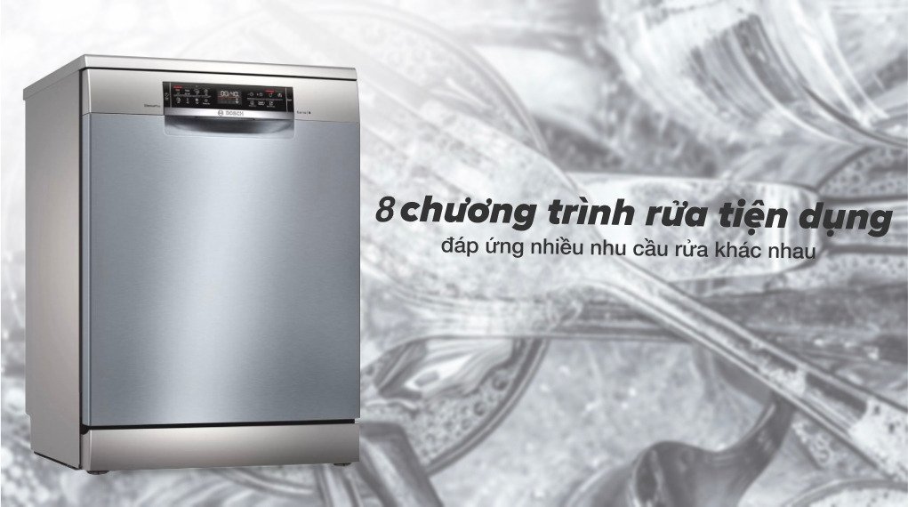 máy rửa chén độc lập bosch sms6eci93e