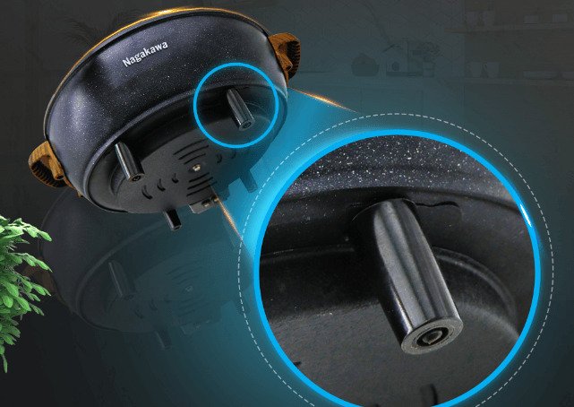 lẩu điện 2 ngăn đa năng nagakawa nag1906 (6 lít)