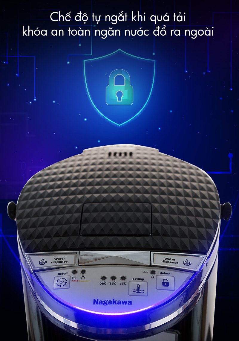 bình thủy điện nagakawa nag0404 (4 lít)