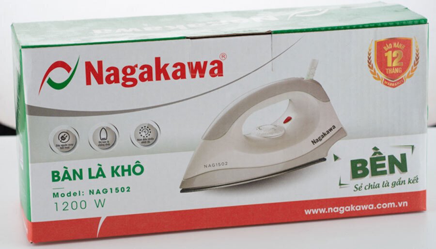 bàn là khô nagakawa nag1502