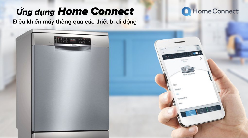 máy rửa chén độc lập bosch sms6eci93e