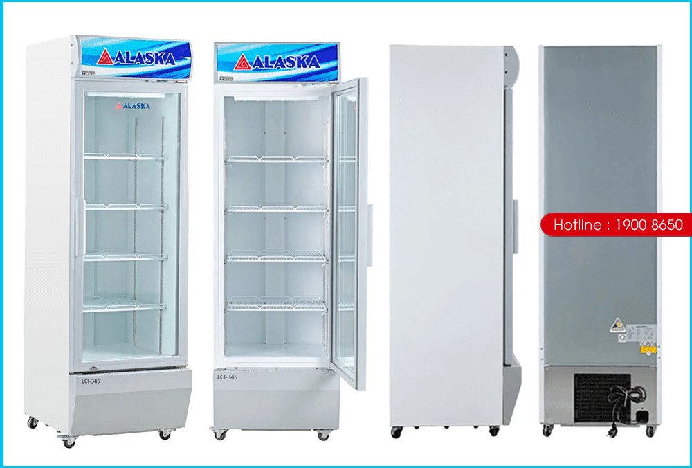 tủ mát alaska inverter lci-345