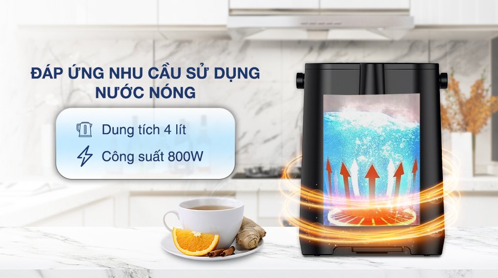 bình thủy điện sharp kp-40ebv-bk 4 lít