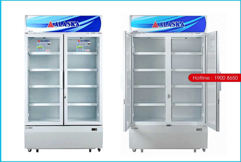 tủ mát alaska lci-800c