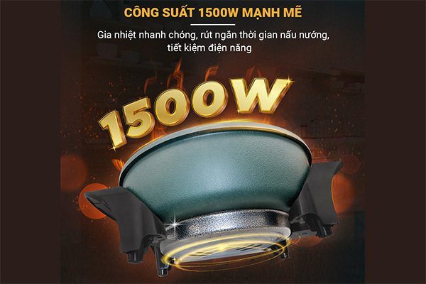 nồi lẩu điện nhôm nguyên khối nagakawa nag1905 (5 lít)