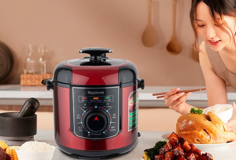 nồi áp suất điện nagakawa nag0205 (6.0 lít)