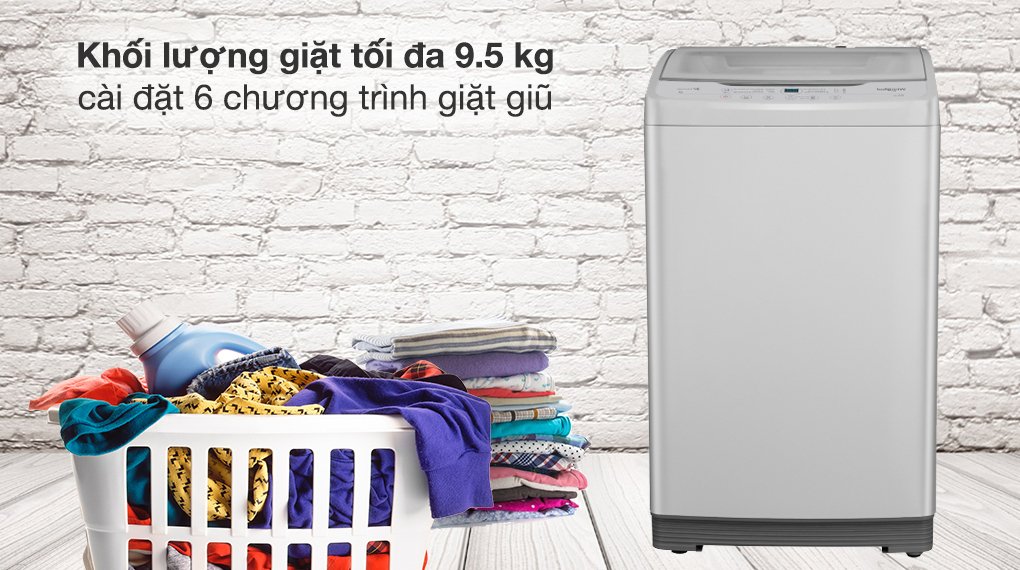 máy giặt whirlpool 9.5 kg vwvc9502fw