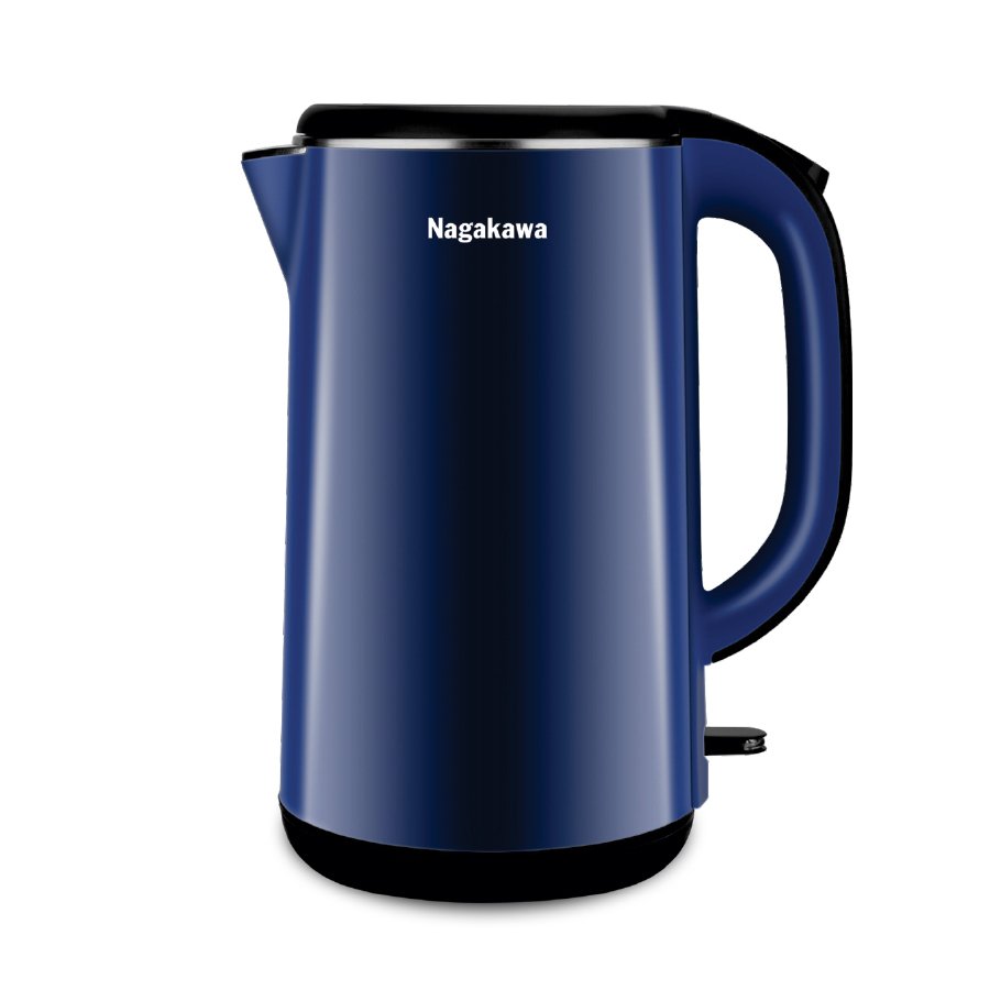 ấm siêu tốc 2 lớp inox 304 nagakawa nag0321 (1,8 lít - 1.800w) - màu sắc: xanh