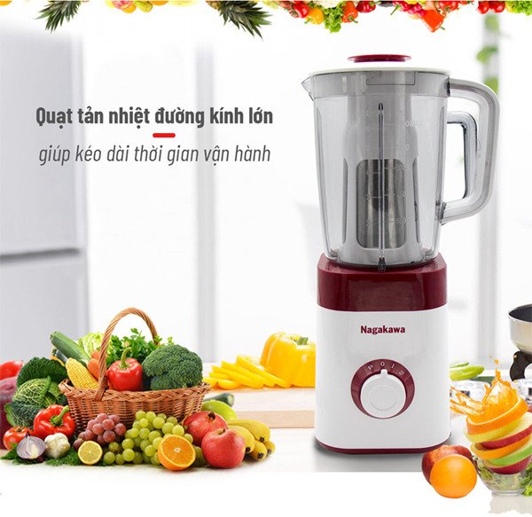 máy xay sinh tố 3 cối nagakawa nag0816 (450w)