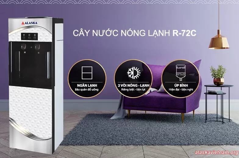 cây nước uống nóng lạnh alaska r-72c