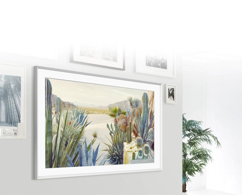 smart tivi khung tranh the frame qled samsung 4k 50 inch qa50ls03a