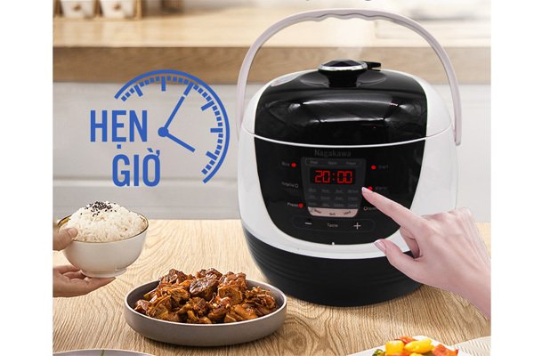 nồi áp suất điện nagakawa nag0206 6 lít