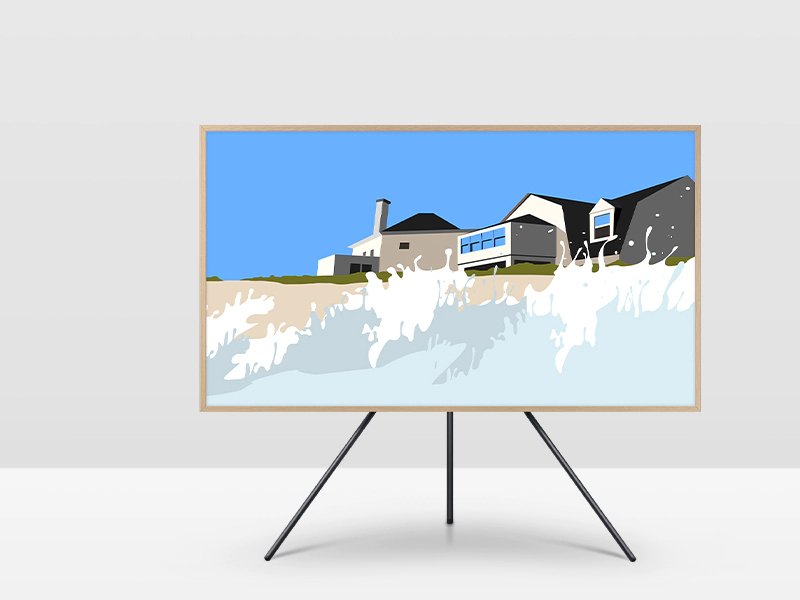 smart tivi samsung 4k the frame 85 inch 85ls03ba