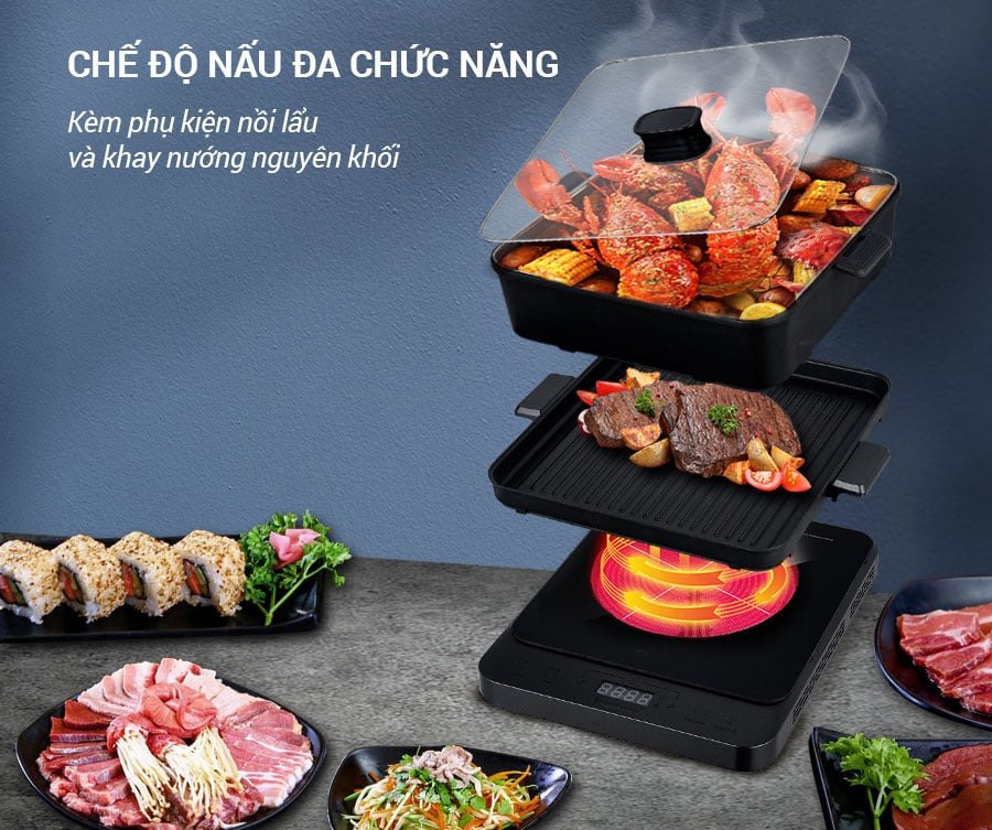 bếp điện từ đa năng nagakawa nag0717