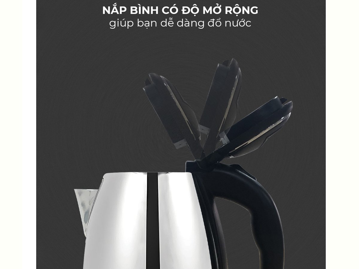 ấm siêu tốc nagakawa nag0308 - 1.8 lít