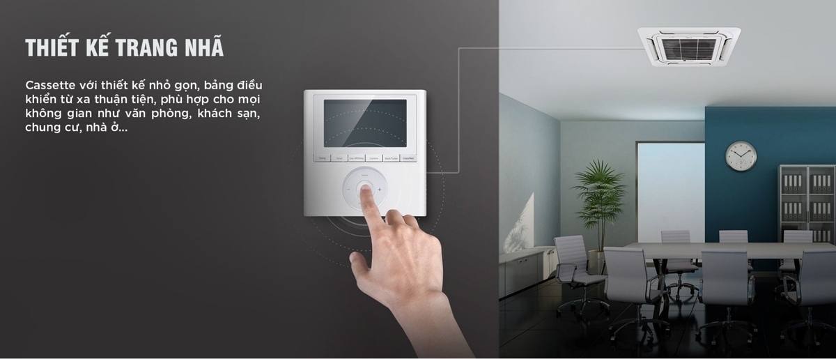 máy lạnh âm trần midea mcd-36crn8 (4.0hp) - 3 pha