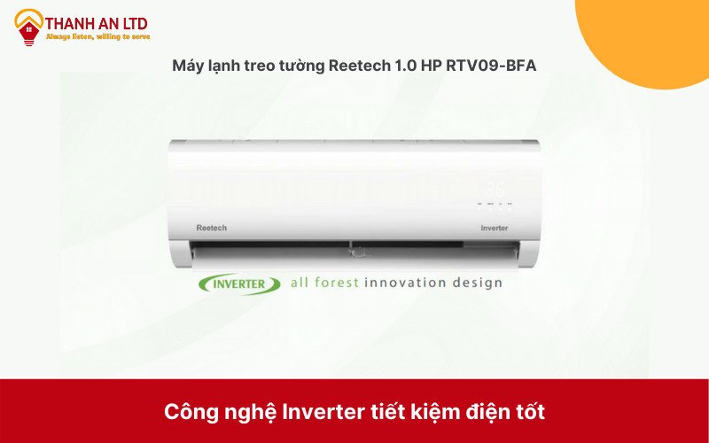 máy lạnh treo tường reetech 1.0 hp rtv9-tc-bi/rcv9-tc-bi