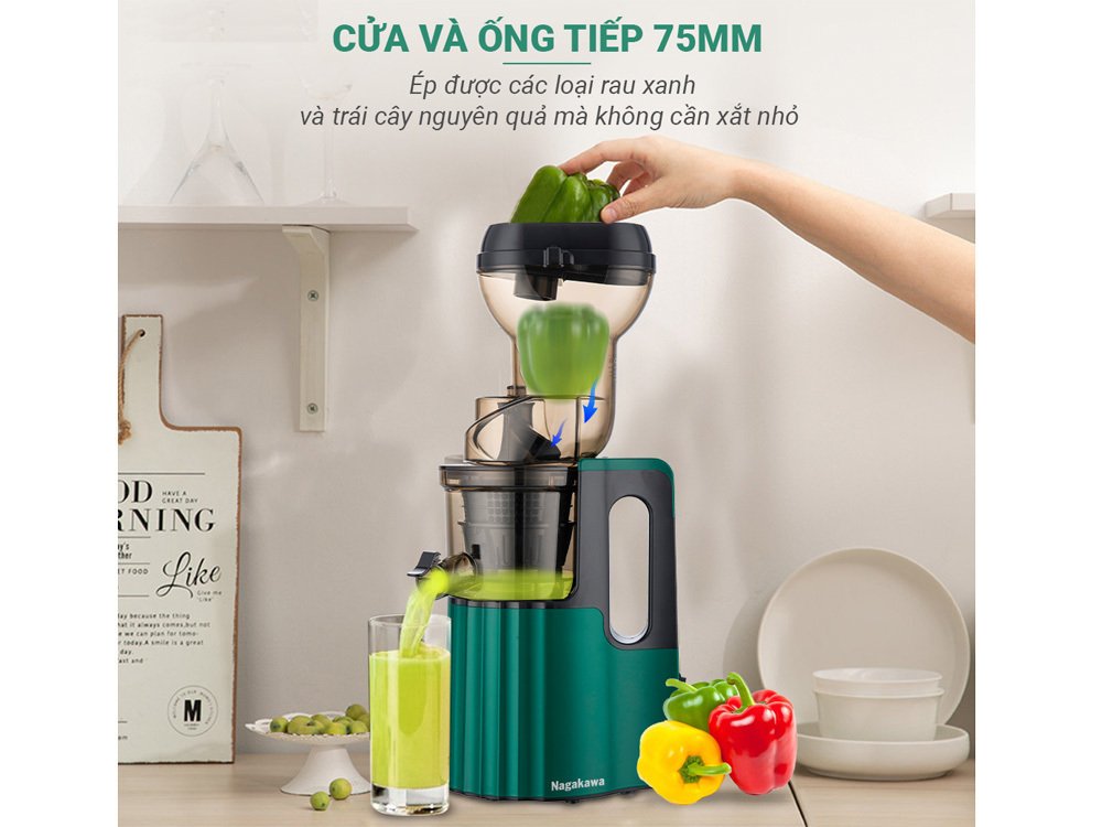 máy ép chậm nagakawa nag0817