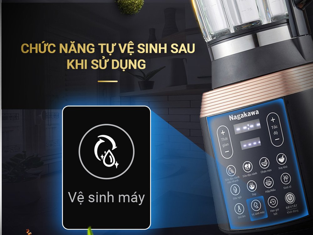 máy làm sữa hạt đa năng nagakawa nag0815 (1,75l) – công suất 1000w