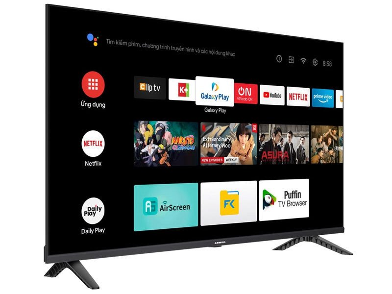 smart tivi asanzo 32 inch 32e8