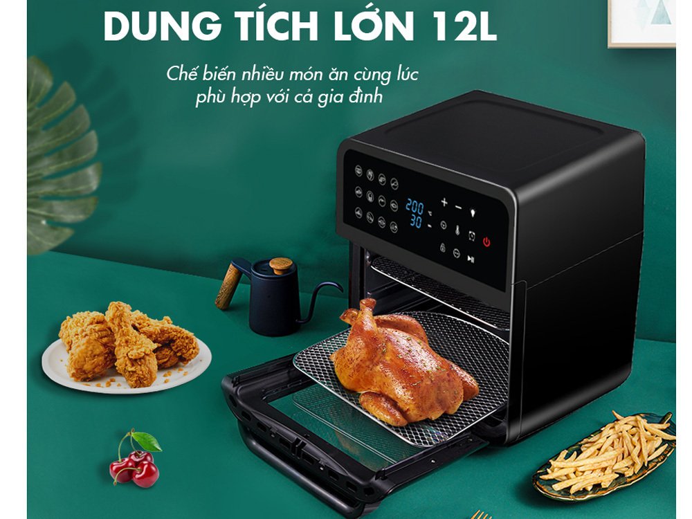 nồi chiên không dầu nagakawa nag3307 (12 lít)
