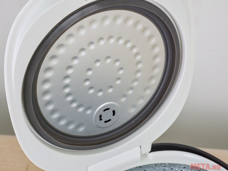 nồi cơm điện mini nagakawa nag0134 (400w - 1 lít) - 2 chế độ nấu - màu sắc: hồng trắng