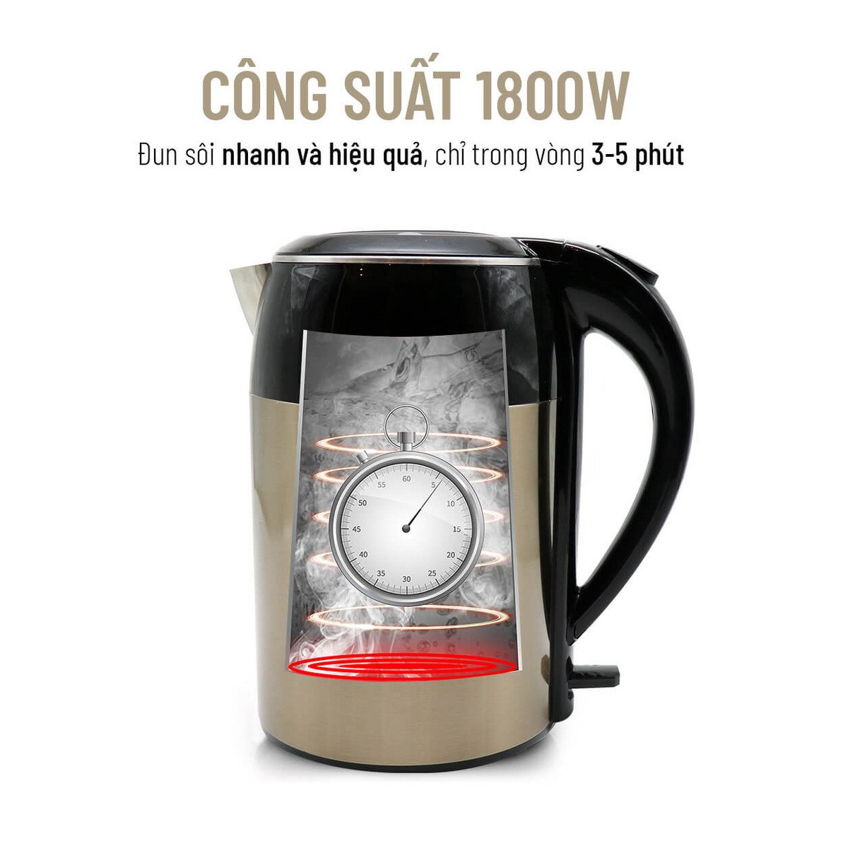 ấm siêu tốc 1,8 lít nagakawa nag0315