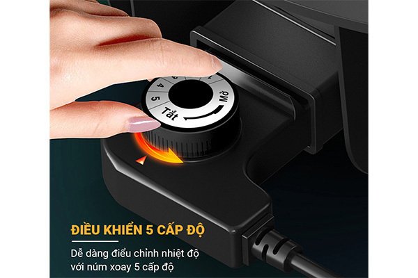 nồi lẩu điện nhôm nguyên khối nagakawa nag1905 (5 lít)