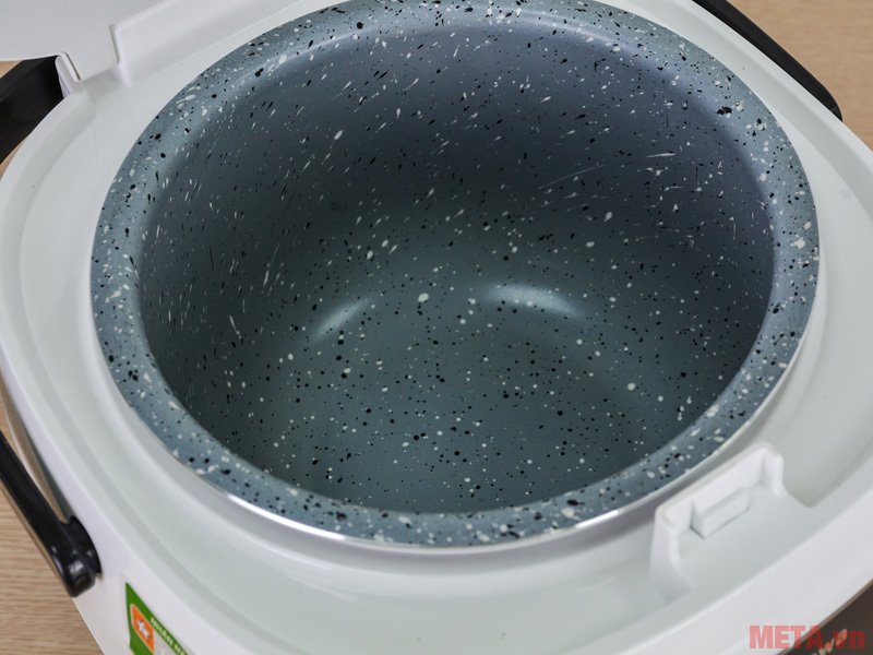 nồi cơm điện mini nagakawa nag0134 (400w - 1 lít) - 2 chế độ nấu - màu sắc: hồng trắng