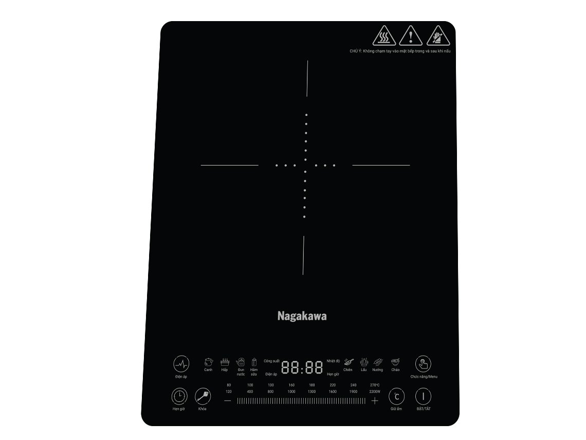 bếp từ cảm ứng nagakawa nag0713 (2.200w)