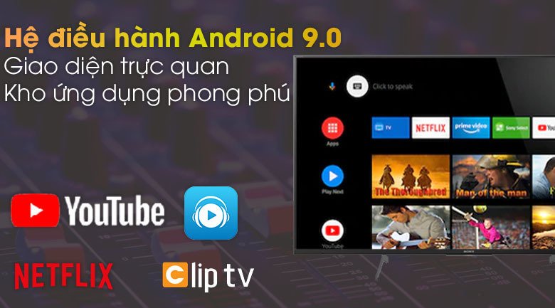 tivi sony android 4k 49 inch kd-49x8500h vn3