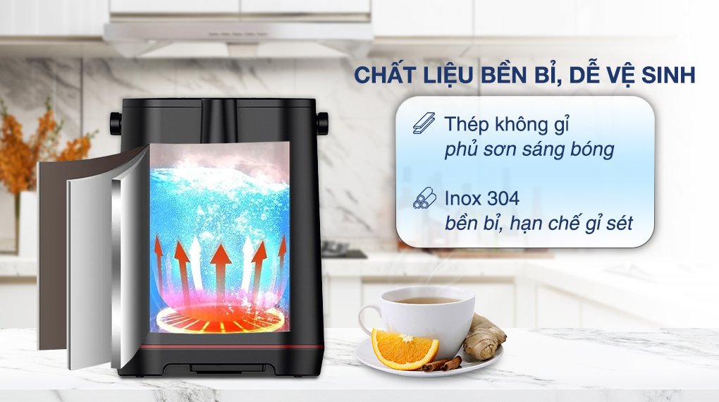 bình thủy điện sharp kp-40ebv-bk 4 lít